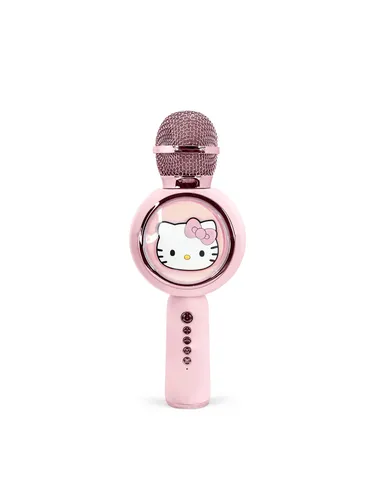 OTL Hello Kitty PopSing LED Karaoke Microphone - Mikrofone - Der niedliche Karaoke-Mikrofon in softem Pink und Roségold bringt Spaß und Stil für kleine Sängerinnen!