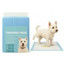 HappyPaw Hundetoilette Welpenunterlage Trainingspad für Hunde Wickelunterlage, auslaufsichere Trainingsmatte mit schnell trocknender Oberfläche 60x60 cm (40 Stück)
