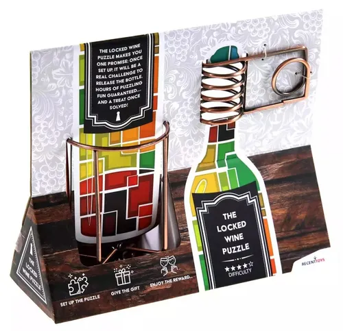 The Locked Wine Puzzle - łamigłówka 4/5 G3 Recent Toys 8717278851150