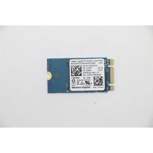 Lenovo 128GB M.2 PCIe 2242 solid-State Drive, 01FR577