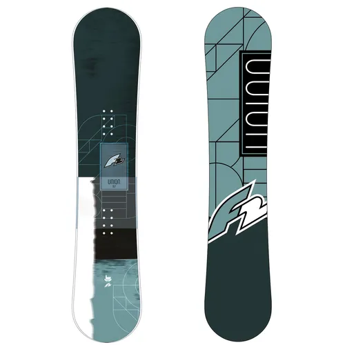 F2 Junior Snowboard Union in türkis von F2