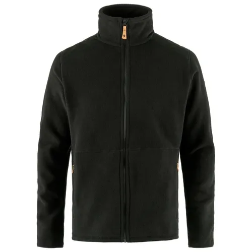 Fjällräven Sten Fleece Men Black (XL) - Bequeme Fleecejacke aus Recycling-Polyester, umweltfreundlich hergestellt. Hoher Kragen und zwei Reißverschlusstaschen bieten zusätzlichen Komfort und Schutz.