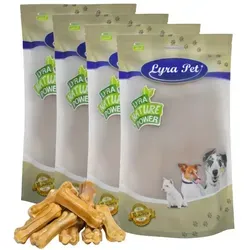 Stk. Lyra Pet® Kauknochen ca. 7 cm - Hundefutter: Der fettarme Kauknochen aus 100% reiner Rinderhaut bietet gesunden Knabberspaß und unterstützt die Zahnreinigung Ihres Hundes.