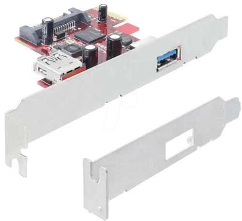 DELOCK 89273 - PCI Express Card mit 2 x USB 3.0 Ports - USB-Controller zur Erweiterung Ihres PCs um 2 USB 3.0 Ports, ideal für schnelle Datenübertragungen bis 5 Gbps und abwärtskompatibel zu USB 2.0.