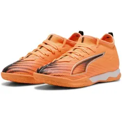 Puma Ultra 6 Match IT Mid Kinder Fußballschuhe - rot - Fußballschuhe für Kinder mit ultraleichtem Obermaterial für exzellentes Ballgefühl und FG/AG-Sohle für sicheren Halt auf festen und Kunstrasen.