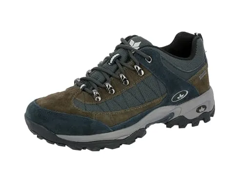 Lico Herren Santana Trekking-& Wanderhalbschuhe, Marine Grau, 49 EU - Wanderschuhe mit mittlerer Weite und robustem Gummi-Material, ideal für komfortable Wanderungen und Abenteuer in der Natur.