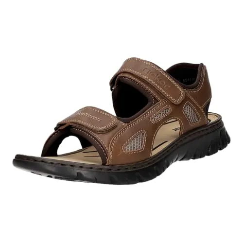 rieker Herren Sandalen in Hellbraun, Größe 46 von Rieker
