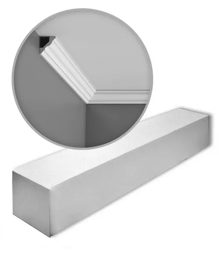 Orac Decor CX110 AXXENT Zierleisten – 39 Stuckleisten für stilvolle Akzente - Set aus 39 eleganten Zierleisten in Weiß, perfekt für die kreative Raumgestaltung. Luftfeuchtigkeitsbeständig und leicht zu verarbeiten, ideal für jeden Innenraum.