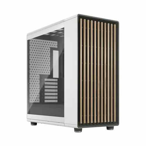 Fractal Design North XL Chalk White TG - EATX Airflow Full Tower PC Gaming Case, inklusive drei 140mm PWM Lüfter und einfache Installation