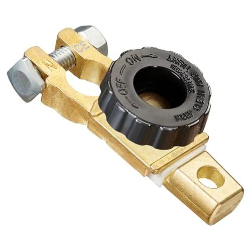 Spurtar Batterie Trennschalter 12V 24V Schwarz Batteriehauptschalter Autobatterie Schalter Batterietrennschalter, Hauptstromschalter für Auto Truck Boot Fahrzeuge