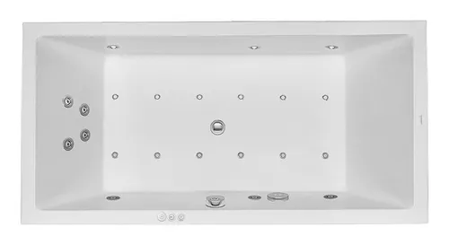 Duravit Starck Whirlwanne mit Combi-System P 1800 x 900 mm von Duravit