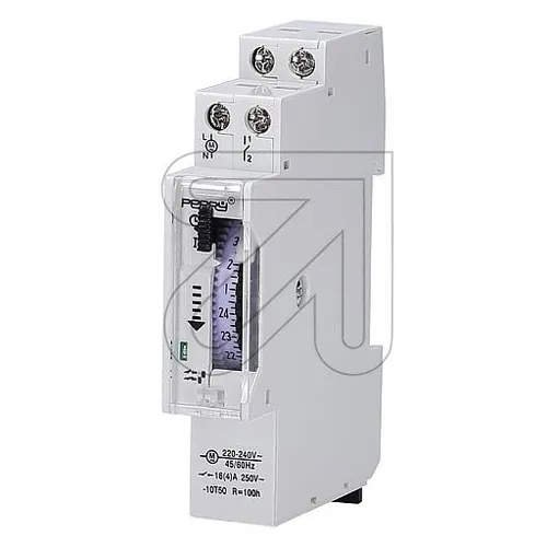 Zeitschaltuhr analog QSU 17 u - Analog Zeitschaltuhr für präzise Zeitsteuerung, ideal für die automatische Steuerung von Geräten im Haushalt oder Garten.