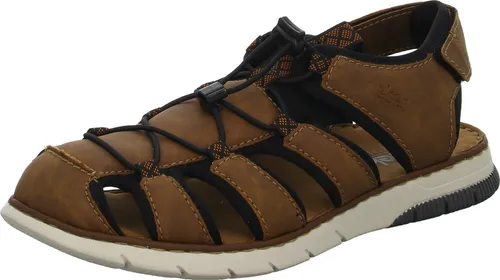 Rieker Komfort Sandalen Herren 31373938313231 Braun 47 EU