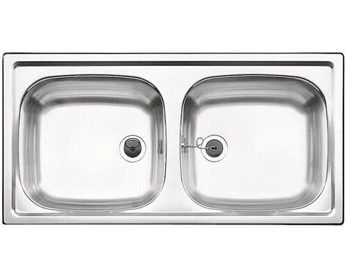 Blanco Top EZ 8x4 Edelstahlspüle - Reversible, edelstahl Naturfinish - Sanitäranlagen & Zubehör - Hochwertige Edelstahlspüle mit reversibler Montageoption, ideal für moderne Küchen und einfache Reinigung.