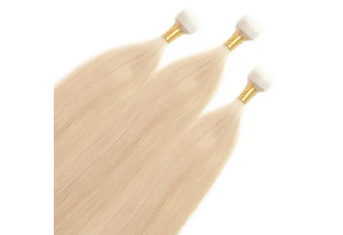 hair2heart Echthaar-Extension Premium Mini Tape Extensions #10/0 Hell-Lichtblond 60cm