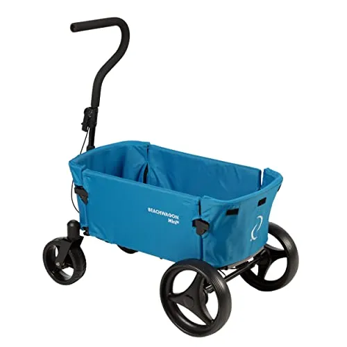Beach Wagon Bollerwagen Faltbar MINI Hellblau in blau von Beach Wagon