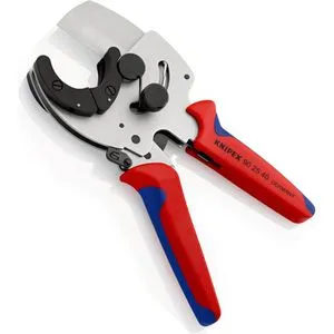 Knipex Rohrschneider 90 25 40 - 26-40 mm, professioneller Leitungsschneider für dickwandige Kunststoff- und Verbundrohre, Made in Germany