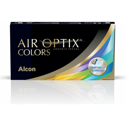Alcon Air Optix Colors Monatslinsen (2er Packung) - grün - Kontaktlinsen mit 3-in-1 Farbtechnologie für ein natürliches Farbergebnis und hohen Tragekomfort dank Silikon-Hydrogel-Material und SmartShieldTM Technologie.