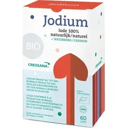 Cressana Jod - 60 Kapseln - -Jod aus Meeresalgen - Unterstützt Schilddrüsenfunktion, Stoffwechsel & Kognitive Gesundheit, Natürliche & vegane Jo...