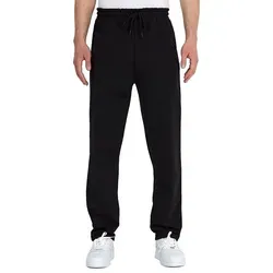 COMEOR Jogginghose Trainingshose Sporthose Herren Baumwollmischung (1-tlg) mit Reißverschluss schwarz 5XL