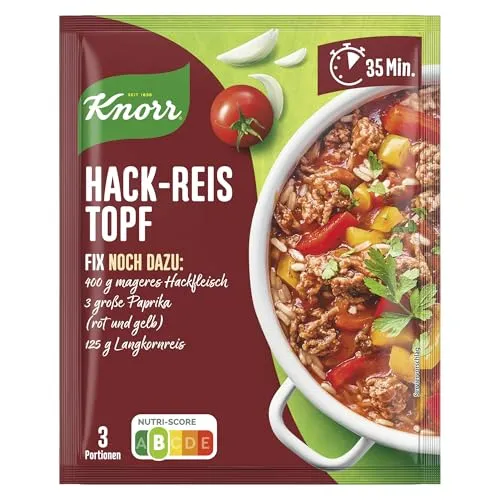 Knorr Fix Gewürzmischung Hack-Reis-Topf für leckere Gerichte