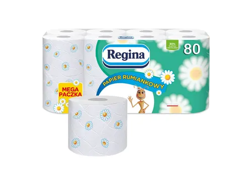 Regina Toilettenpapier REGINA fein und stark Kamille Toilettenpapier für sensible Haut (80-St)