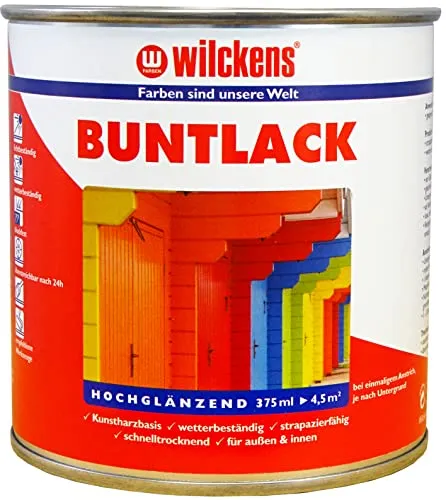 Buntlack Ral6018 Gelbgrün Hochglänzend 0,375l 10961800030 - Wilckens