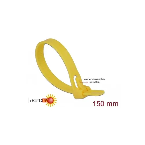 Kabelbinder Gelb von Delock