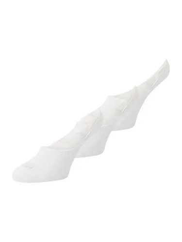 FALKE Damen Füßlinge Invisible Step High Cut Multipack W, Baumwolle, 3 Paar, Weiß - Sportsocken im Multipack: FALKE Füßlinge aus nachhaltiger Baumwolle mit Antislip-System für perfekten Halt und Komfort, ideal für Sneaker und Mokassins.