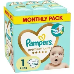 PAMPERS Premium Care Größe 1 (156 Stück)