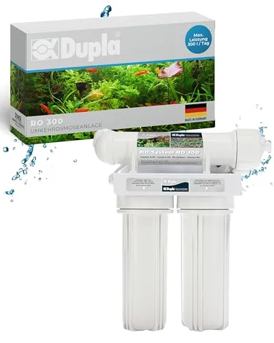 Dupla Osmoseanlage RO 300 - Hochleistungs-Wasserfilter für Aquarien - Wasseraufbereitung für Aquarien: Mit bis zu 300 Litern/Tag erzeugt diese Umkehrosmoseanlage reines, schadstofffreies Wasser für gesunde Lebensbedingungen in Meer- und Süßwasseraquarien.