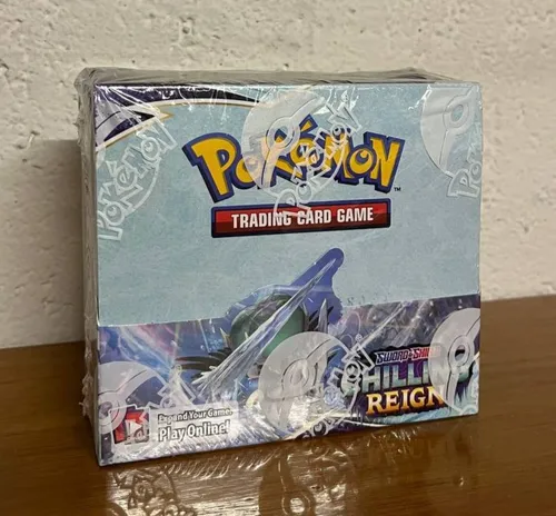 Pokémon Sword & Shield Chilling Reign Booster Display (Englisch) - Sammelkarten Set mit 36 Boosterpacks, jedes enthält 10 Karten und 1 Online-Code. Entdecke die neuen Pokémon der Galar-Region und erweitere deine Sammlung!