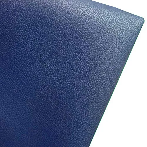 MUYUNXI Kunstleder Polsterstoff Meterware FüR Möbel Sofa Stuhl Autos Polsterarbeiten Autos Dekorationen DIY Basteln Nähen 160 cm Breit Meterware Verkauft(Color:Königsblau)
