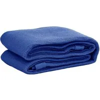 vidaXL Zeltteppich 400x400 cm Blau HDPE