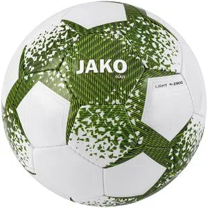 JAKO Fußball Lightball Glaze, 2380, Größe 4, grün/weiß, 290 Gramm, Trainingsball