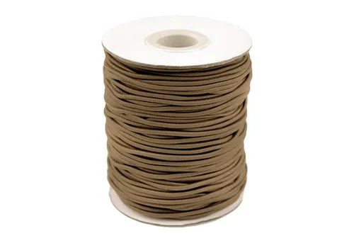 maDDma Gummiband 50m extra starke Gummikordel 2mm, verschiedene Farben, beigegrau