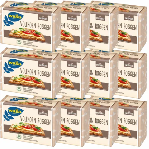Wasa Vollkorn Knäckebrot kernig knusprig 100% Vollkorn von Wasa