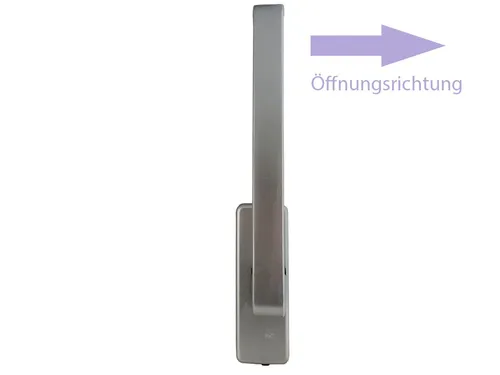 GU PSK-Türgriff Hebel GU-966 RECHTS SILBER EV1 - Fenstersicherungen, mit Aussperrsicherung für erhöhte Sicherheit und einfache Handhabung
