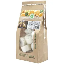 Duftteelichter Sweet Orange, WENZEL, 24/38 mm, Brenndauer ca. 7h, Beutel mit 18 Stück