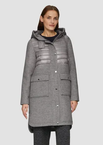 s.Oliver Wintermantel Outdoor-Mantel Parka im Fabricmix