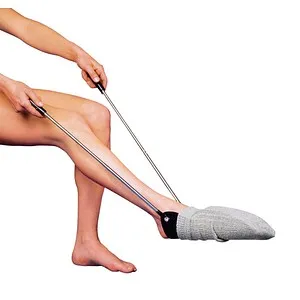 Strumpfanzieher - Bequemer Strumpfanzieher für müheloses Anziehen - Anzieh- & Pflegehilfen, erleichtert das Anziehen von Strümpfen für mehr Komfort und Unabhängigkeit im Alltag.