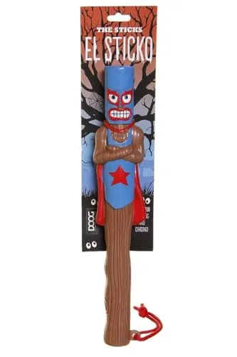 DOOG „EL Sticko“ Supersticks Apportierspielzeug für Hunde – sicherer als echte Stöcke, splitterfrei, schwimmt und leuchtet im Dunkeln – aus robustem Recyclinggummi