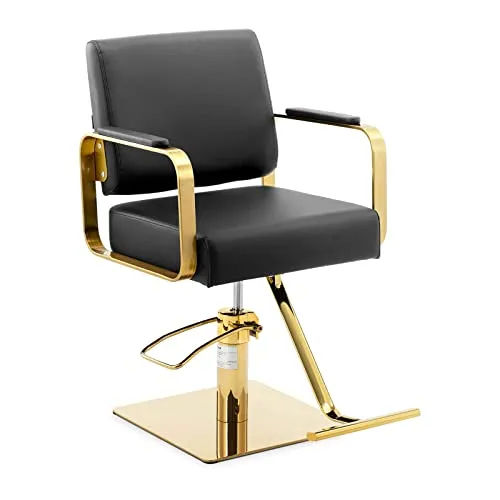 Physa Armlehnstuhl Friseurstuhl Otley Black mit Fußstütze von physa wellness & lifestyle