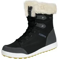 GUGGEN MOUNTAIN HPC56 Damen Fellstiefel - Wanderschuhe mit hochwertigem Echtleder und Kunstfell, wasserdicht und mit Anti-Rutschsohle für sicheren Halt bei Winterwetter. Ideal für Alltag und Freizeit.