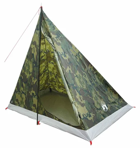vidaXL Trekkingzelt Tarnung 2-Personen - Kompaktes und leichtes 2-Personen Zelt für Outdoor-Abenteuer. Hergestellt aus strapazierfähigem Polyester mit wasserabweisender Beschichtung, bietet es zuverlässigen Schutz bei jedem Wetter.