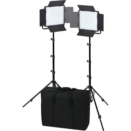 Nanlite 600CSA Double Kit LED-Beleuchtungsset - Fotostudioausstattung mit zwei leistungsstarken LED-Leuchten, ideal für professionelle Studio- und On-Location-Aufnahmen.