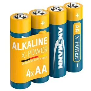 ANS 5015663 - XPOWER Alkaline Batterie AA 4er-Pack - Alkalinebatterien, leistungsstark und langlebig, ideal für Geräte mit hohem Energiebedarf.