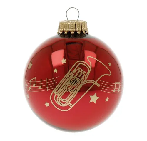 mugesh Weihnachtsbaumkugel Weihnachtskugel Kling Glöckchen Tuba, für Musiker