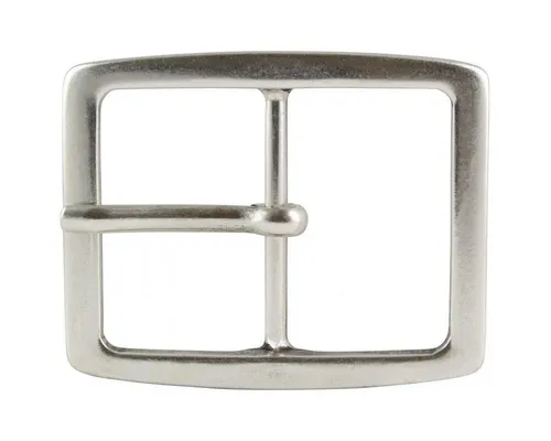 BELTINGER Gürtelschnalle Doppel-4,5 cm in silber von BELTINGER
