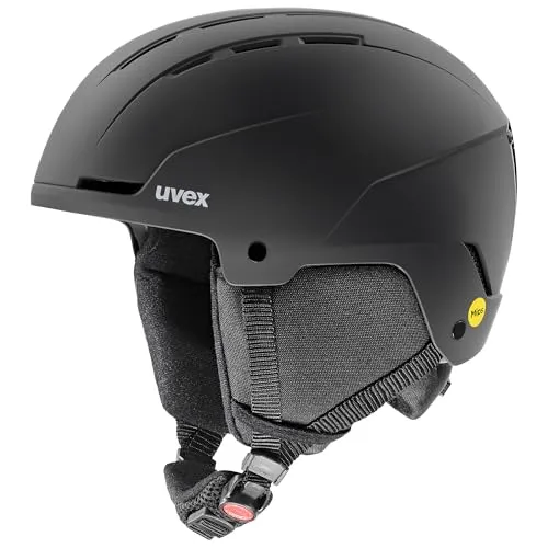 uvex Glance MIPS Skihelm, Black matt, 58-62 cm von uvex